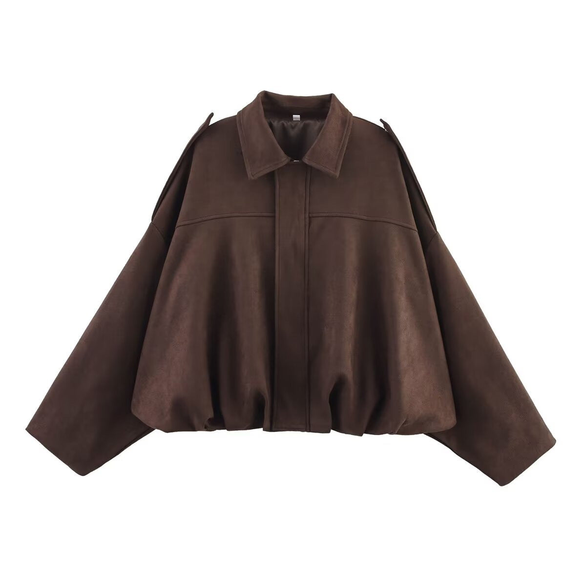 Batwing Sleeve Bomber Jacket