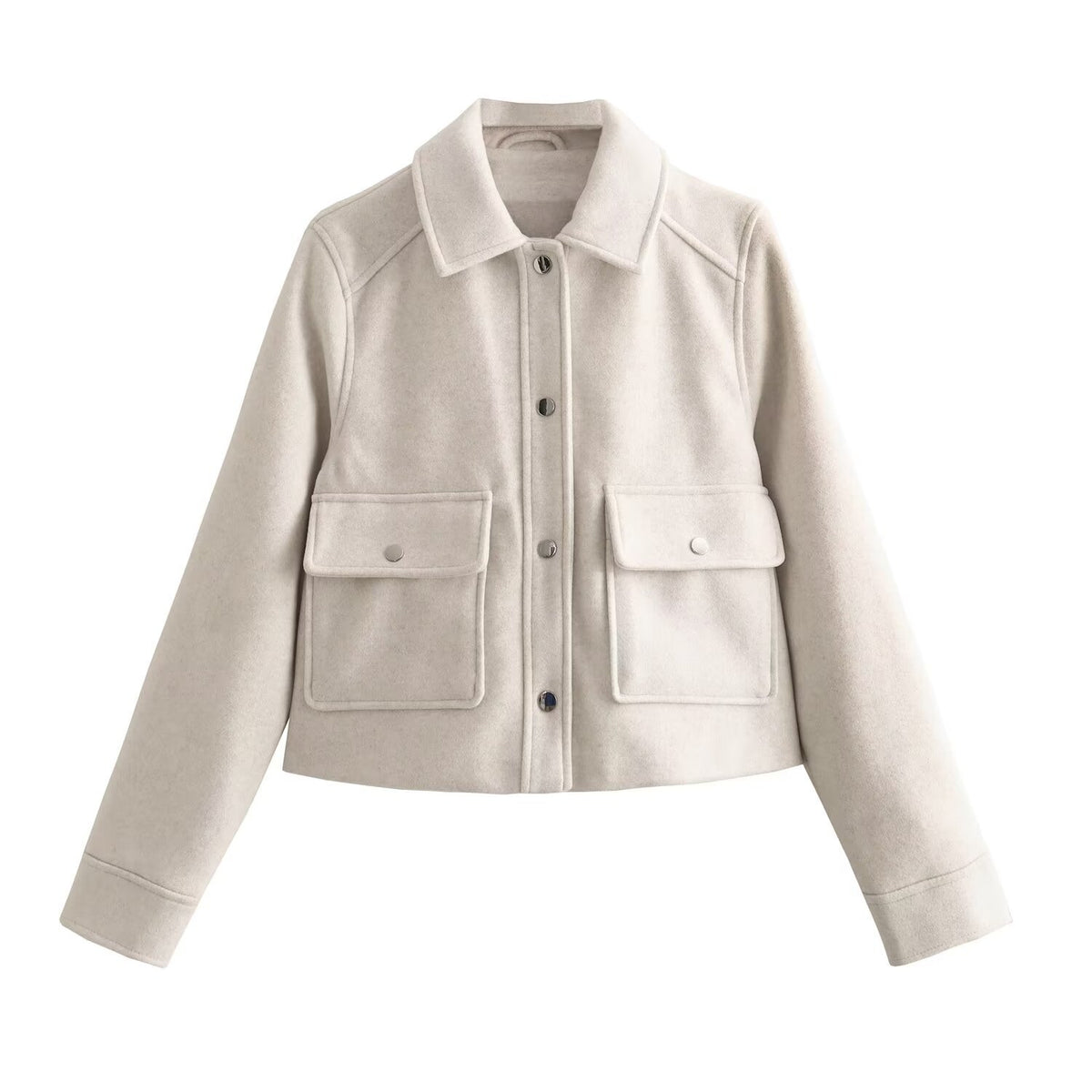 Lapel Zip Bomber Jacket