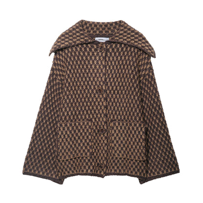 Oversized Knit Jacket