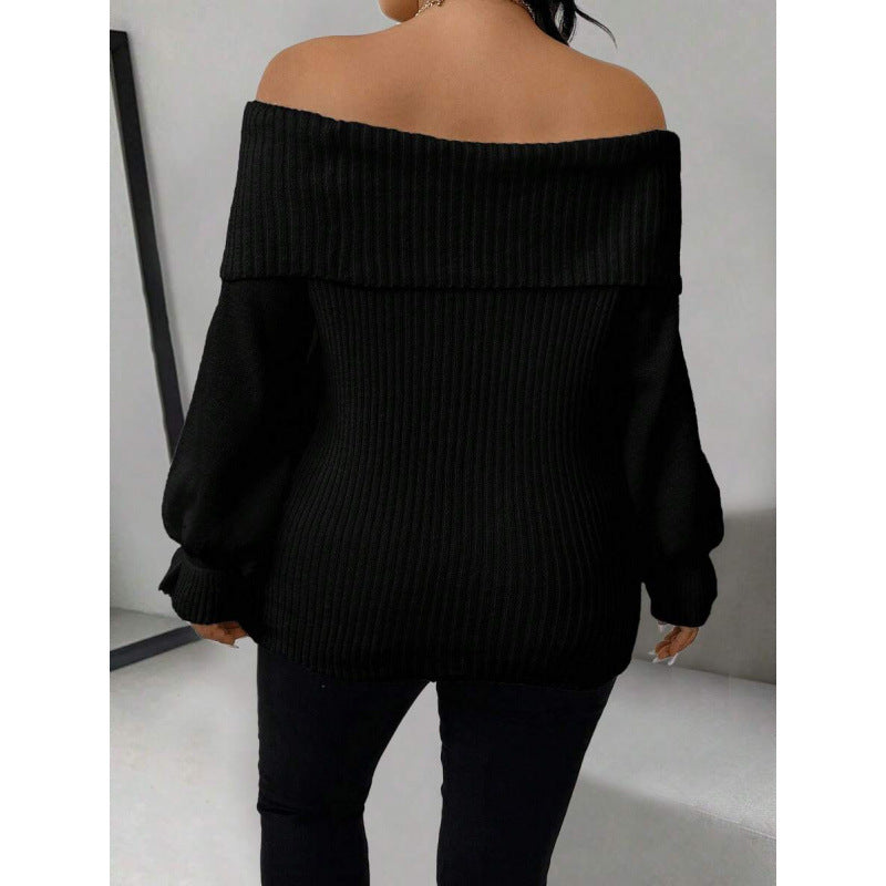 Backless Halter Knit Top