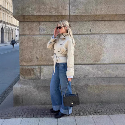 Double-Breasted Trench Coat