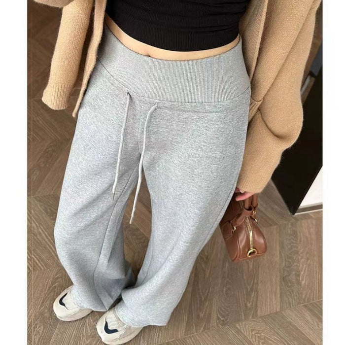 High-Waisted Loose Joggers