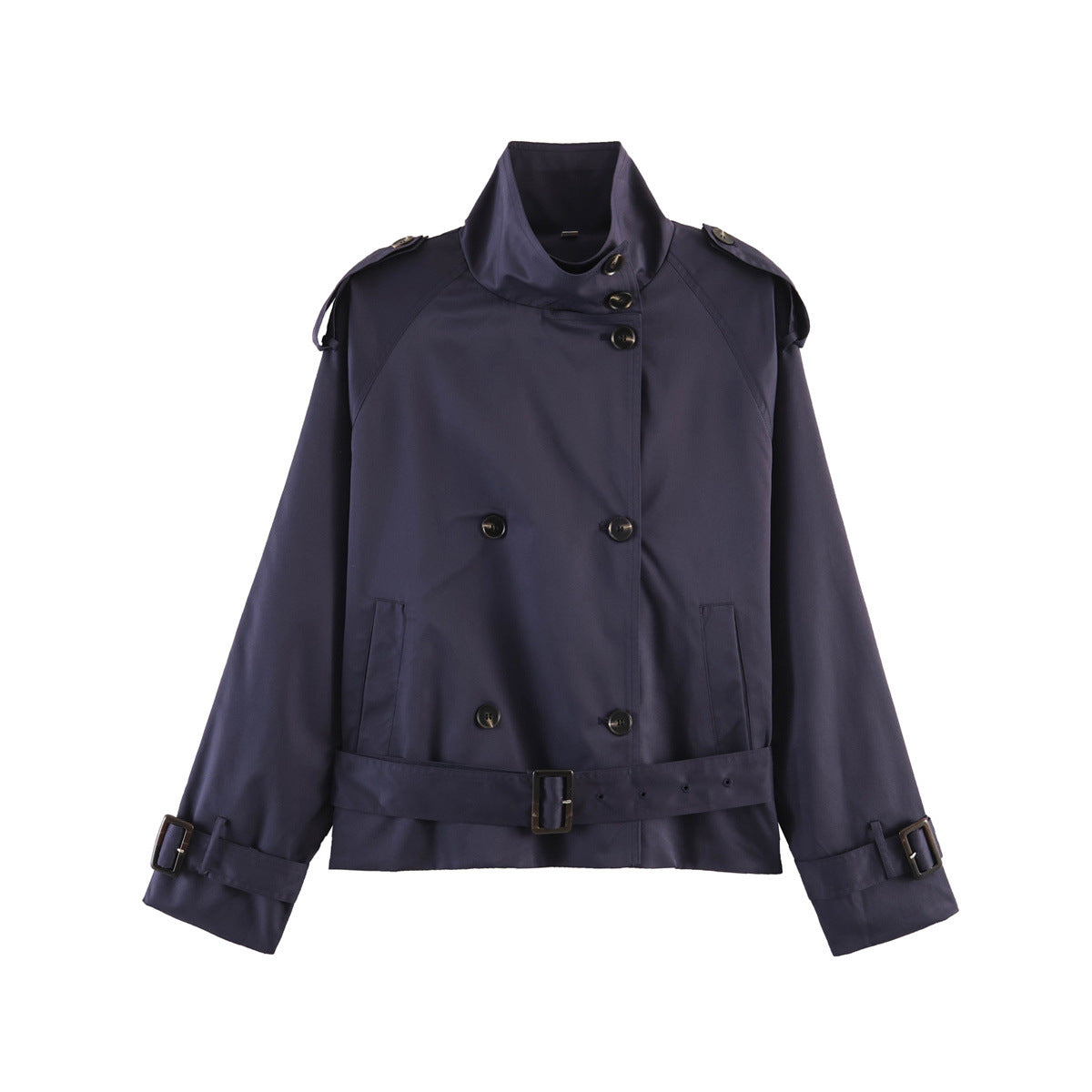 Stand Collar Trench Coat