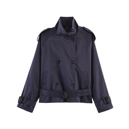 Stand Collar Trench Coat