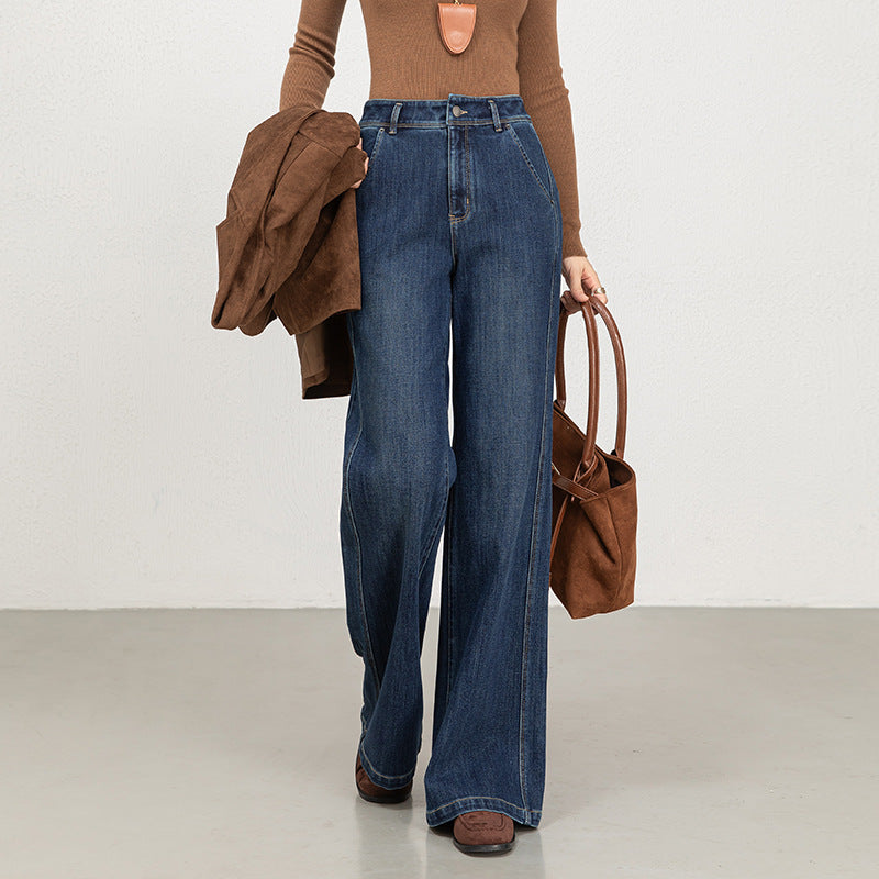 High-Waisted Flared Jeans