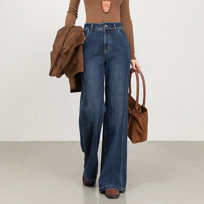 High-Waisted Flared Jeans