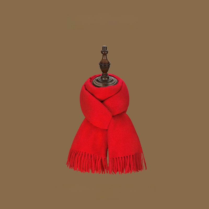 Grey Wool Scarf