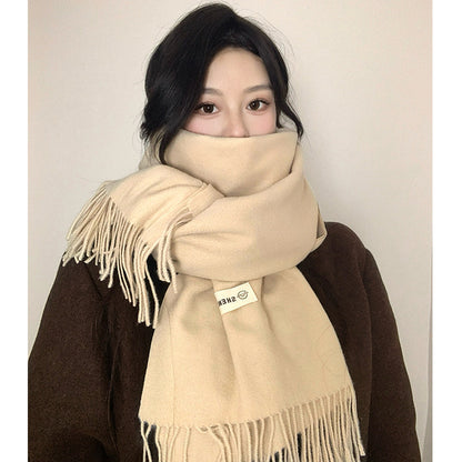 Grey Wool Scarf