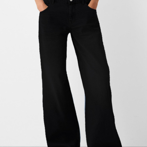 High-Waisted Wide-Leg Jeans