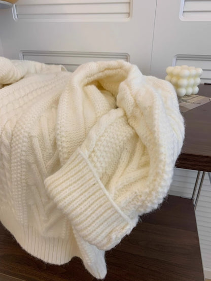 Cable-Knit Sweater