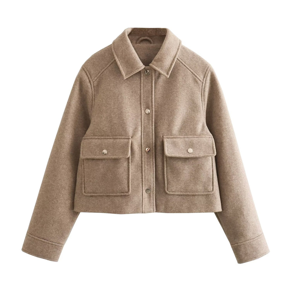 Lapel Zip Bomber Jacket