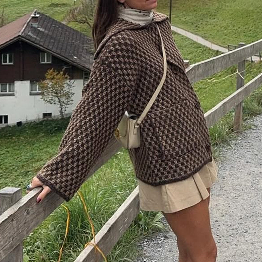 Oversized Knit Jacket