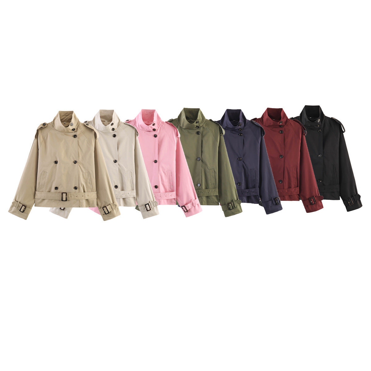 Stand Collar Trench Coat