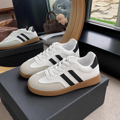 Low-Top Lace-Up Trainers