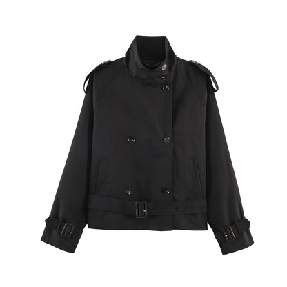 Stand Collar Trench Coat