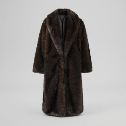 Long Faux Fur Coat