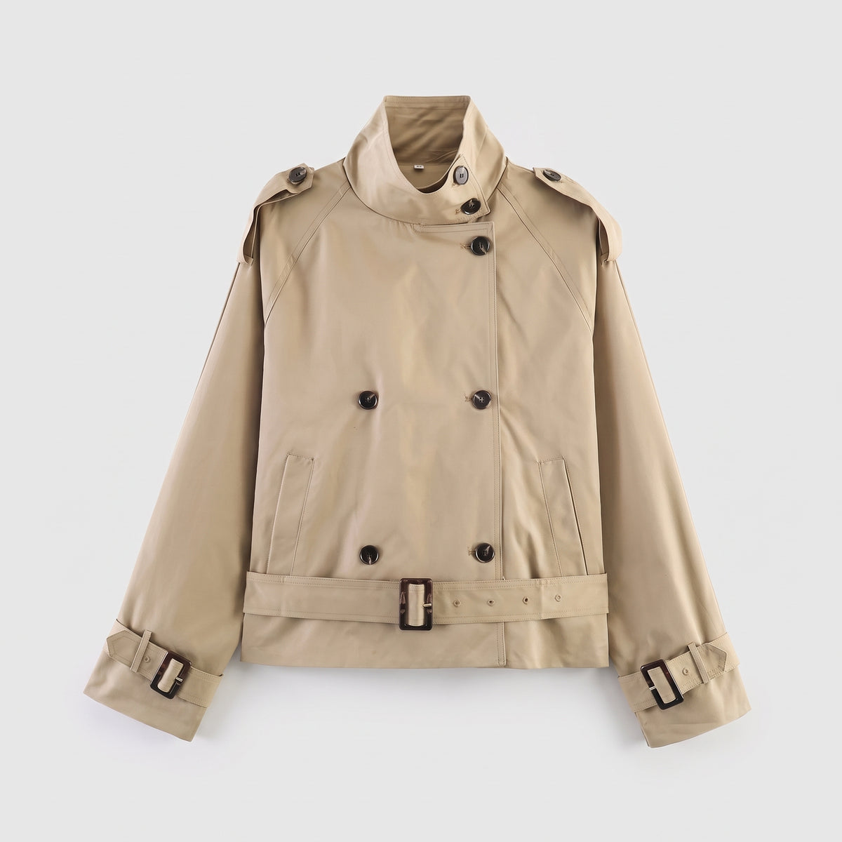 Stand Collar Trench Coat