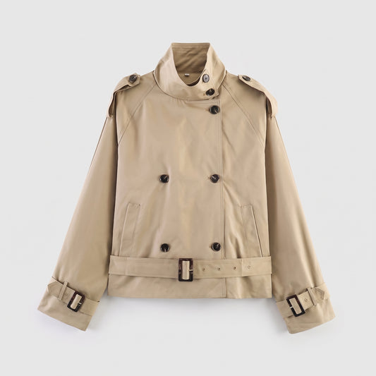 Stand Collar Trench Coat