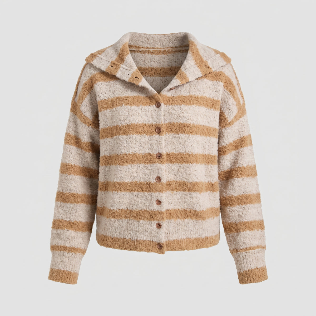 Oversized Striped Cardigan