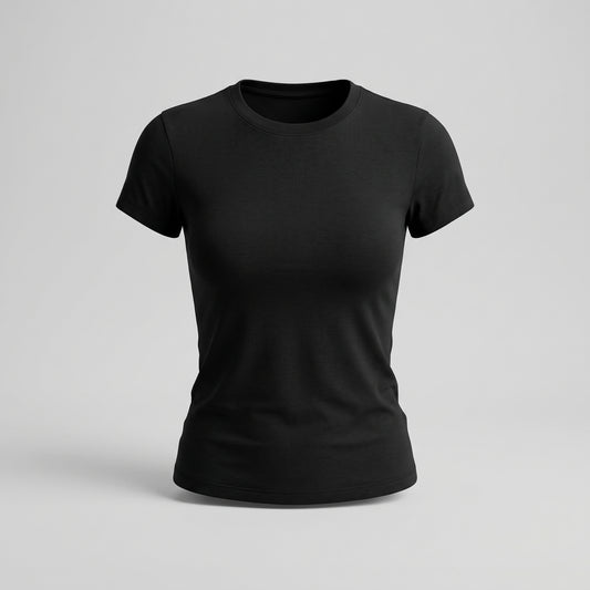 Slim-Fit High-Neck Top