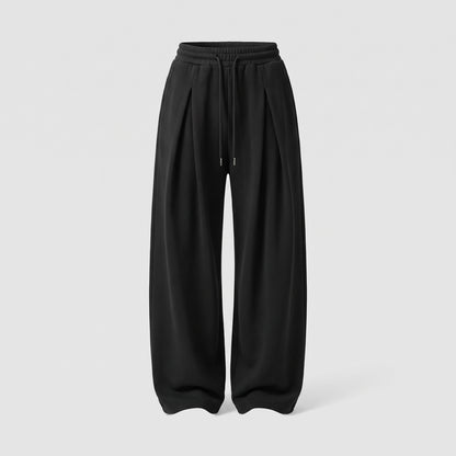 High-Waisted Wide-Leg Joggers