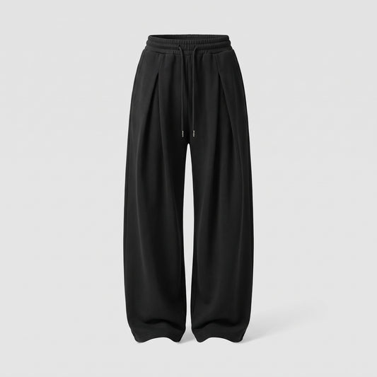 High-Waisted Wide-Leg Joggers