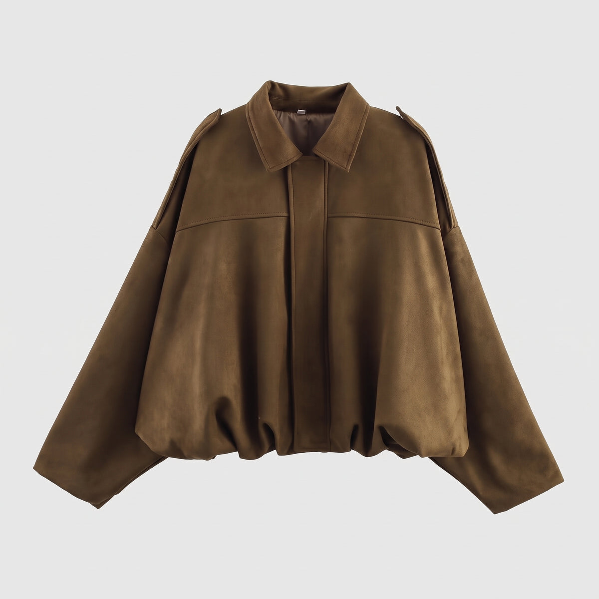 Batwing Sleeve Bomber Jacket