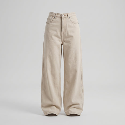 Low-Rise Wide-Leg Jeans