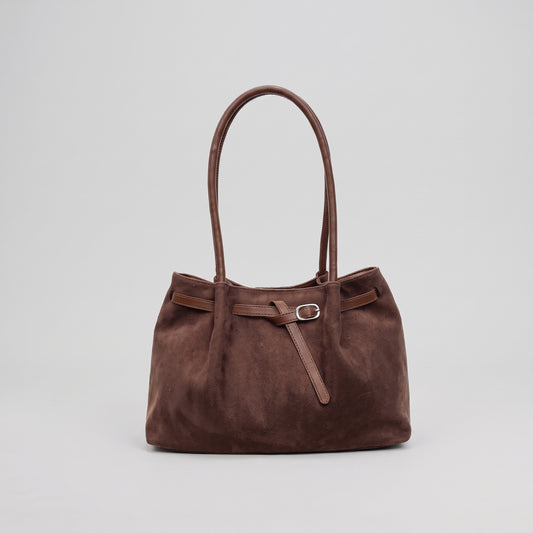 Large Suede Tote Bag
