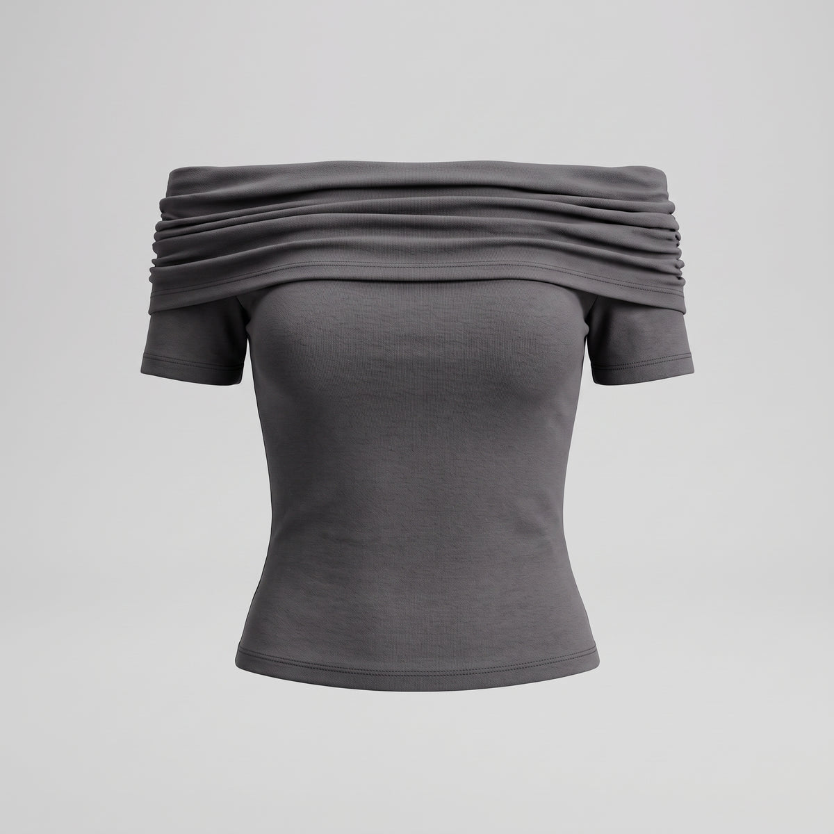 Slim-Fit Off-Shoulder Top