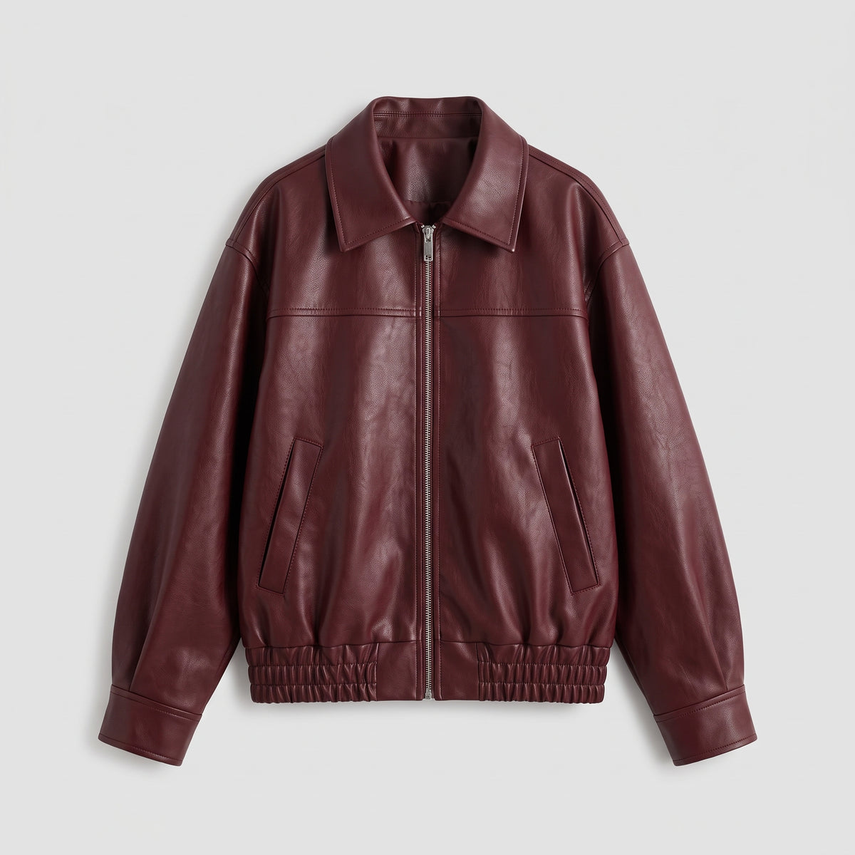 Vintage Leather-Look Jacket