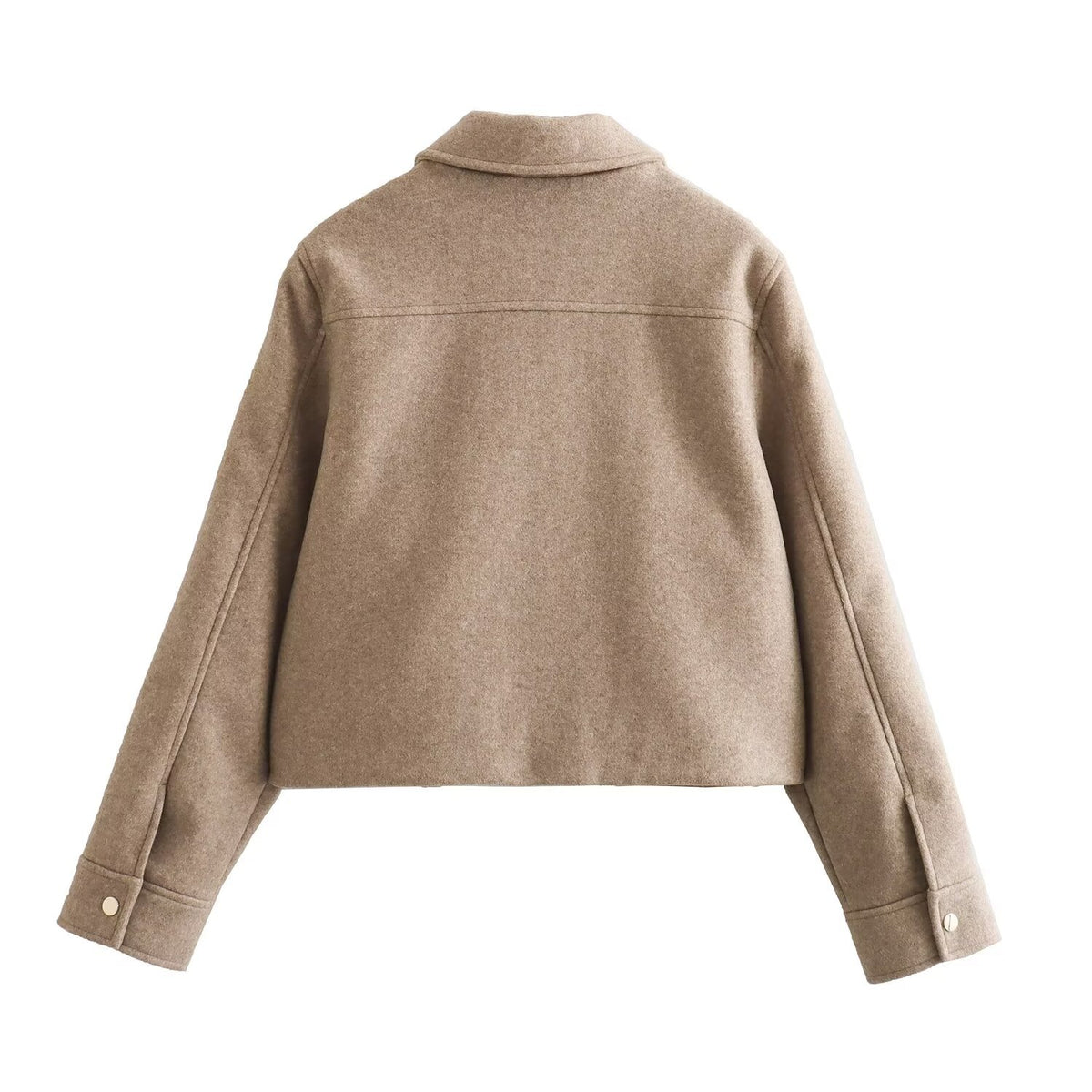 Lapel Zip Bomber Jacket