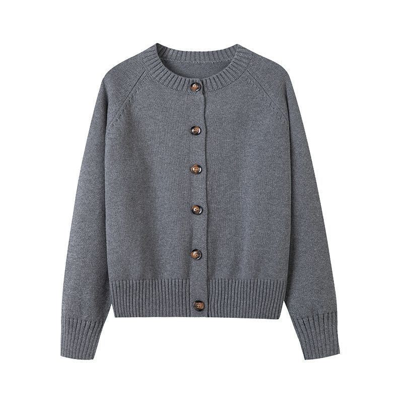 Chenille Button Cardigan