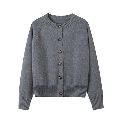 Chenille Button Cardigan