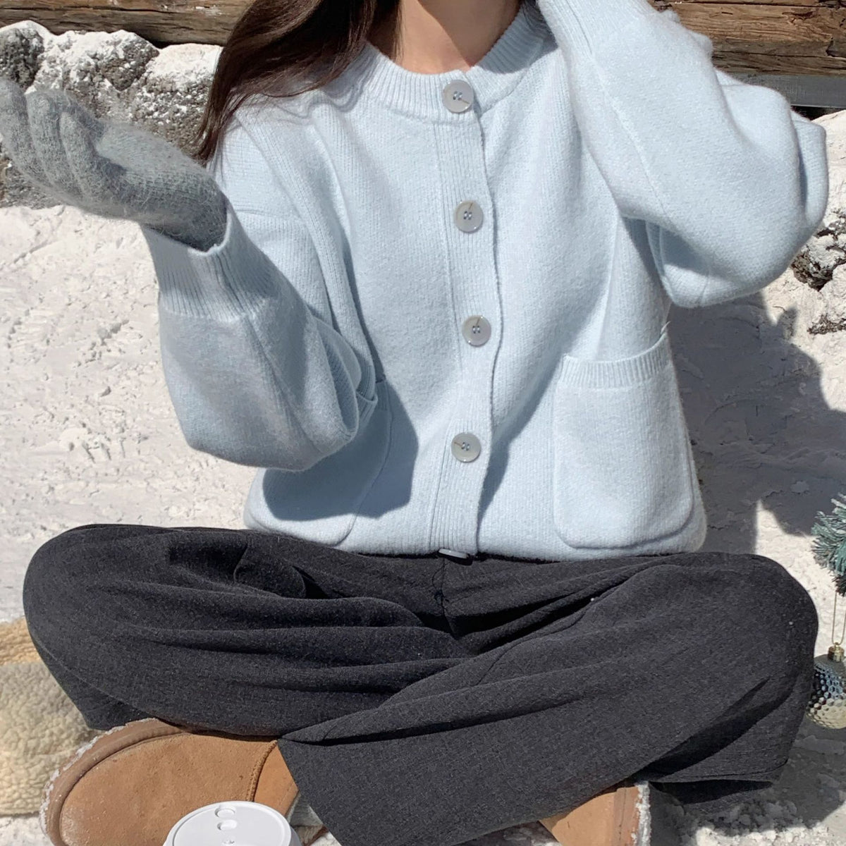 Longline Knit Cardigan