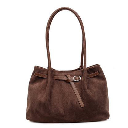 Large Suede Tote Bag