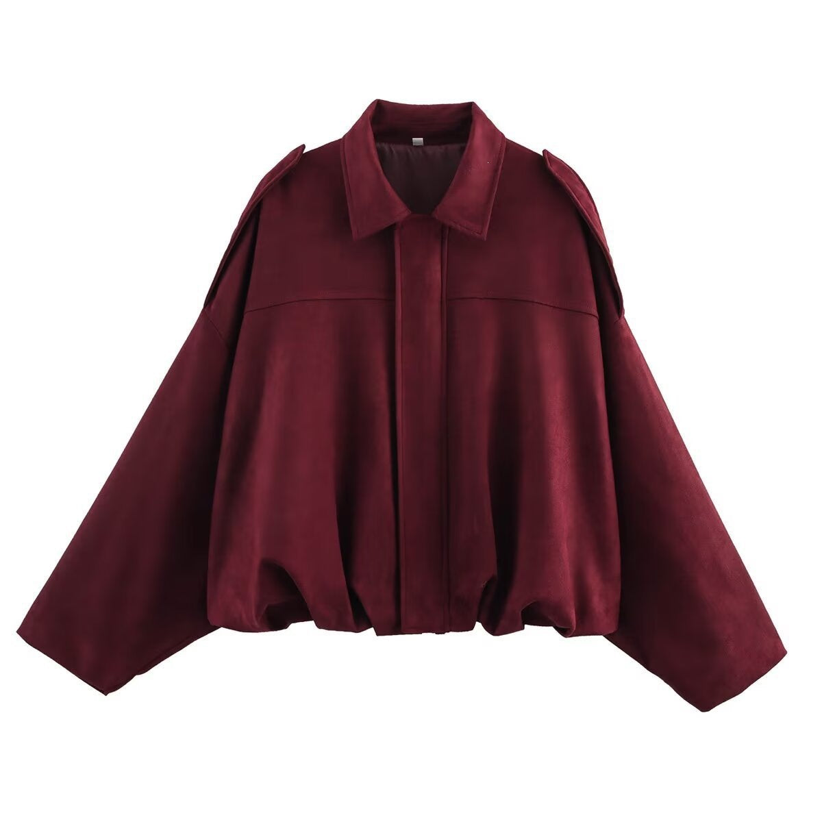 Batwing Sleeve Bomber Jacket