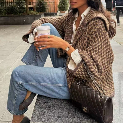 Oversized Knit Jacket