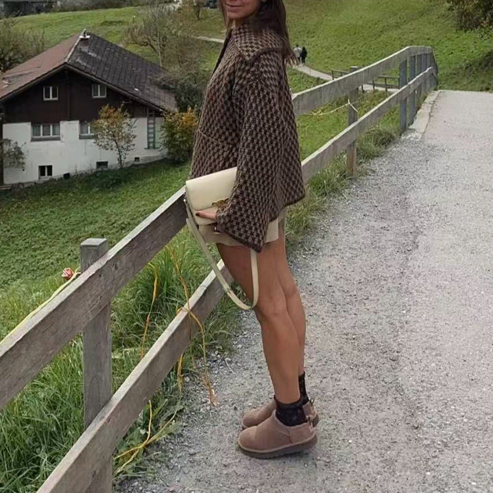 Oversized Knit Jacket