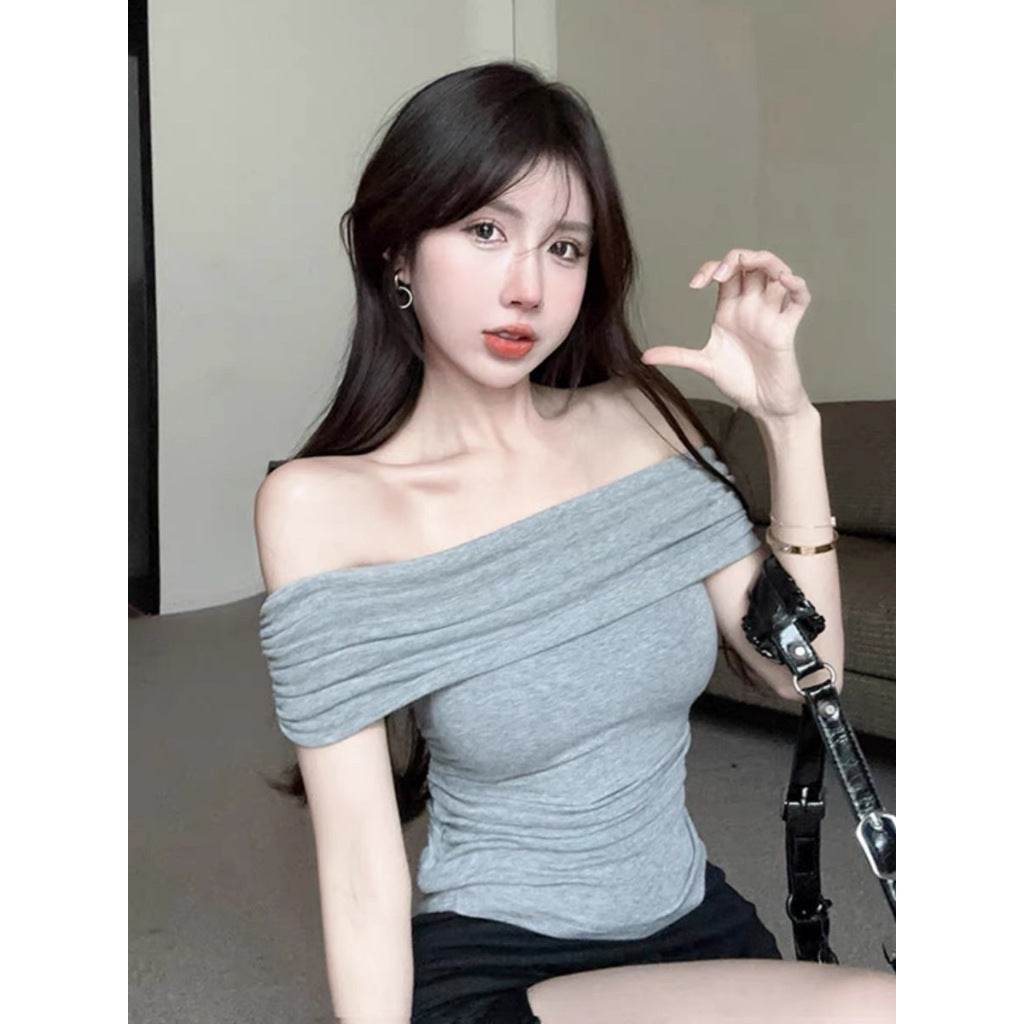 Slim-Fit Off-Shoulder Top