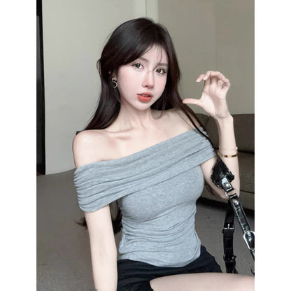 Slim-Fit Off-Shoulder Top