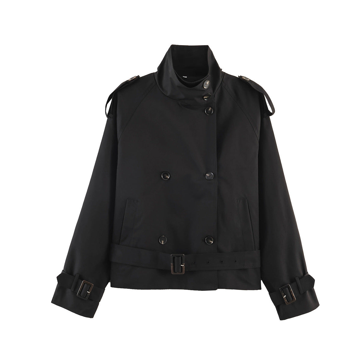 Stand Collar Trench Coat