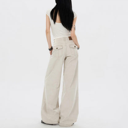 Low-Rise Wide-Leg Jeans