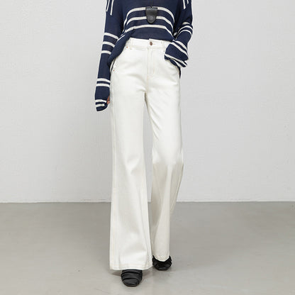 High-Waisted Flared Jeans