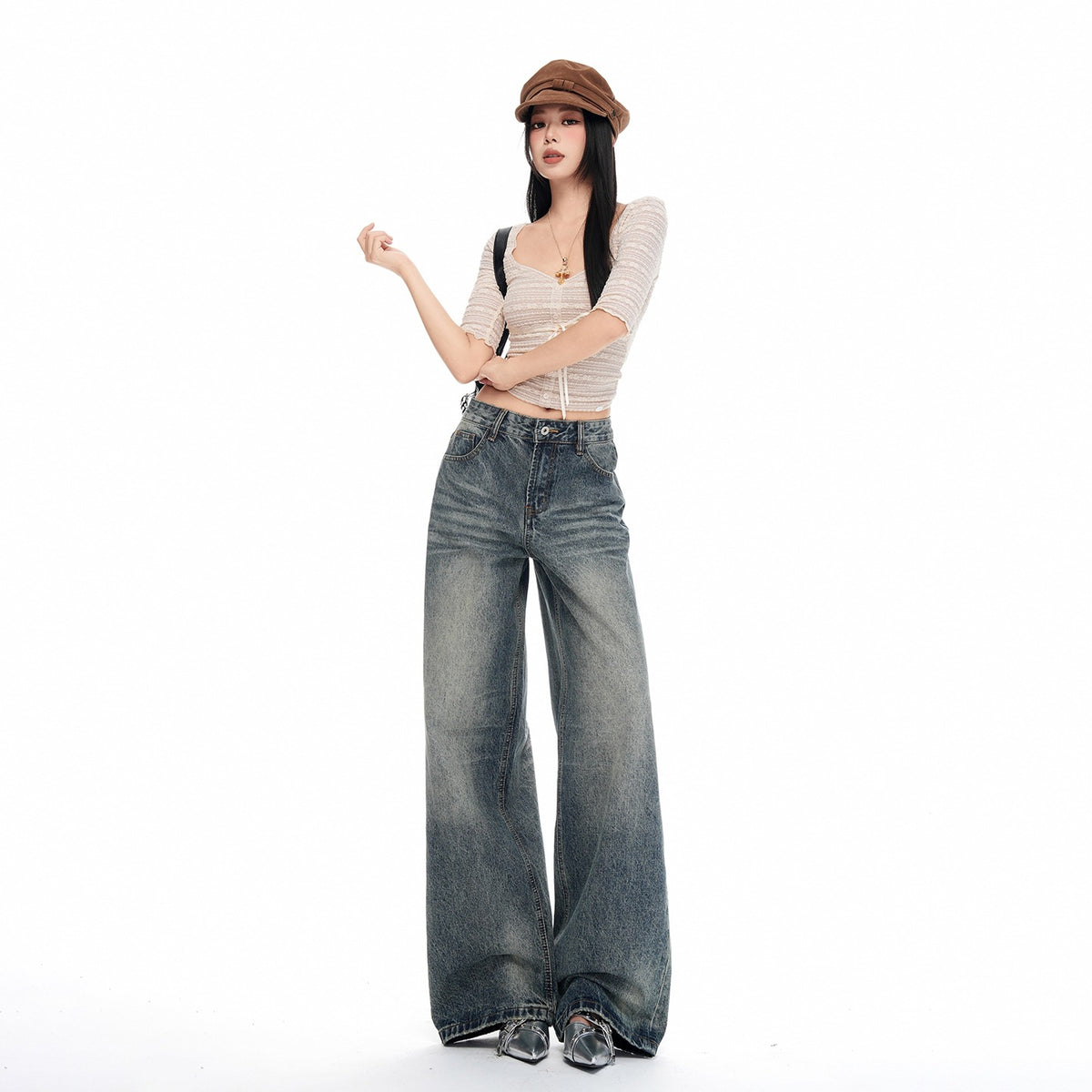 Classic Wide-Leg Jeans