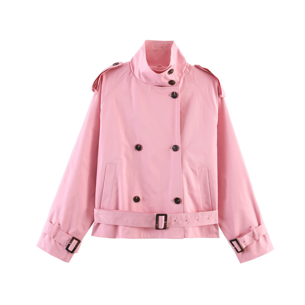 Stand Collar Trench Coat