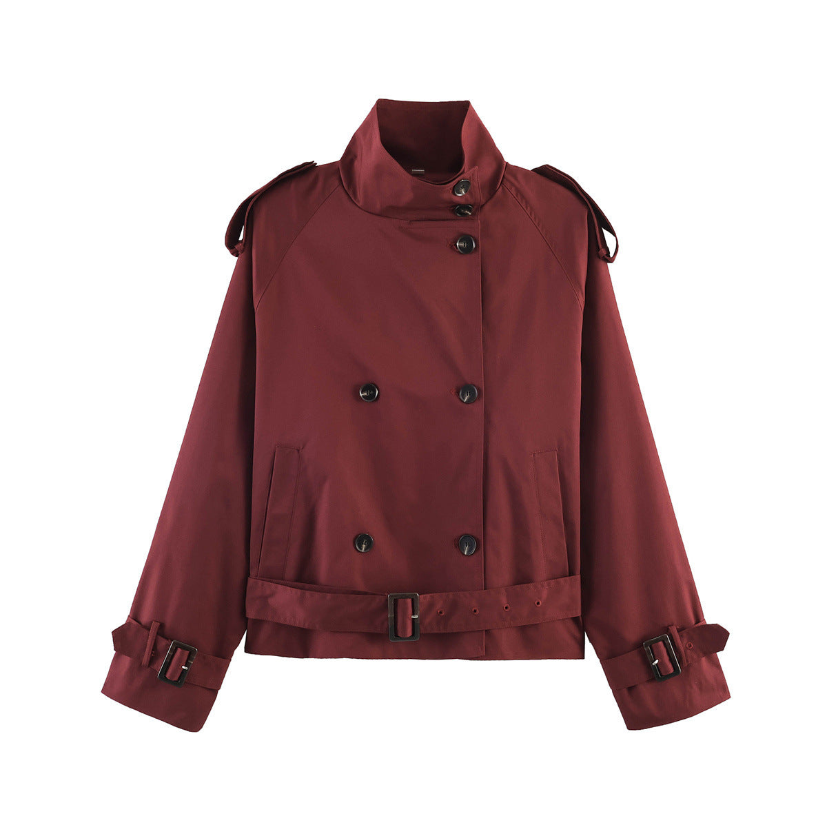 Stand Collar Trench Coat