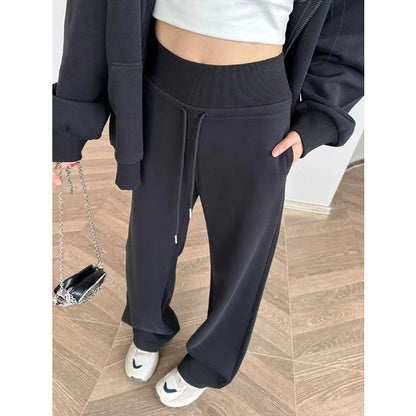 High-Waisted Loose Joggers
